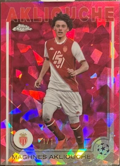 Maghnes Akliouche - Chrome UEFA #64
