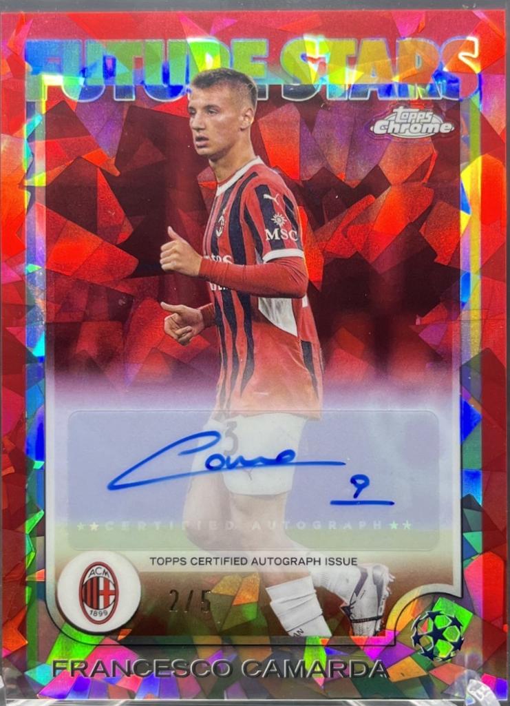 Francesco Camarda - Chrome UEFA Future Stars Autograph #FSA-FC