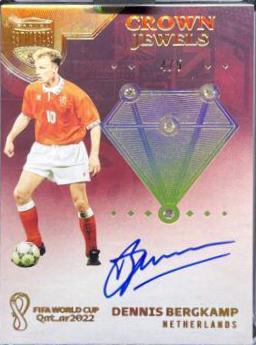 Dennis Bergkamp - Eminence FIFA World Cup Crown Jewels Autographs #CJ-DB