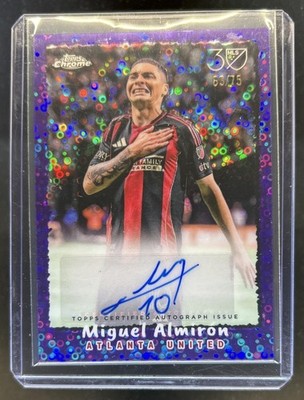 Miguel Almiron - Chrome MLS 1995 Autograph #NFA-MA