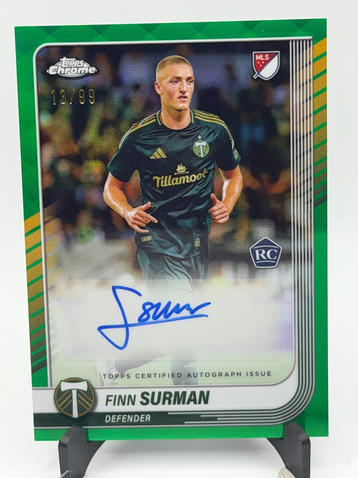 Finn Surman - Chrome MLS Autograph #CA-FS