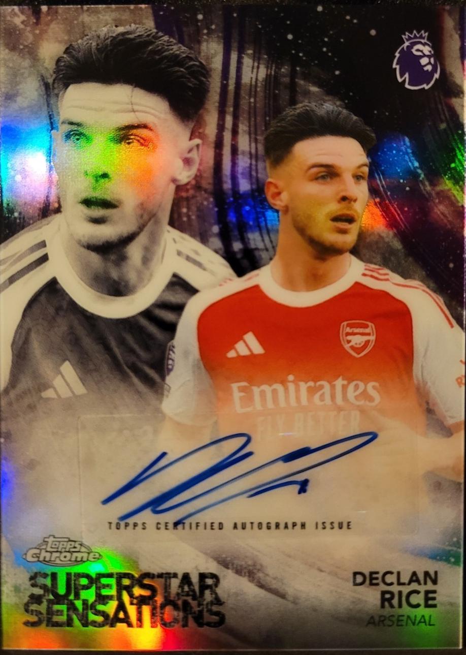 Declan Rice - Chrome Premier League Superstar Sensations Autograph #SUP-DR