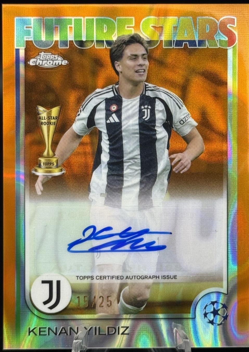 Kenan Yildiz - Chrome UEFA Future Stars Autograph #FSA-KY