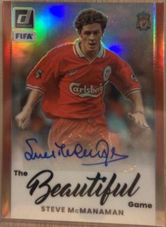 Steve McManaman - Donruss Beautiful Game Autographs #BA-SMN