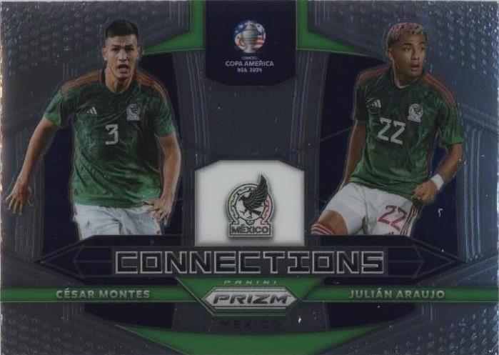 Cesar Montes / Julian Araujo - Prizm Copa America Connections #18