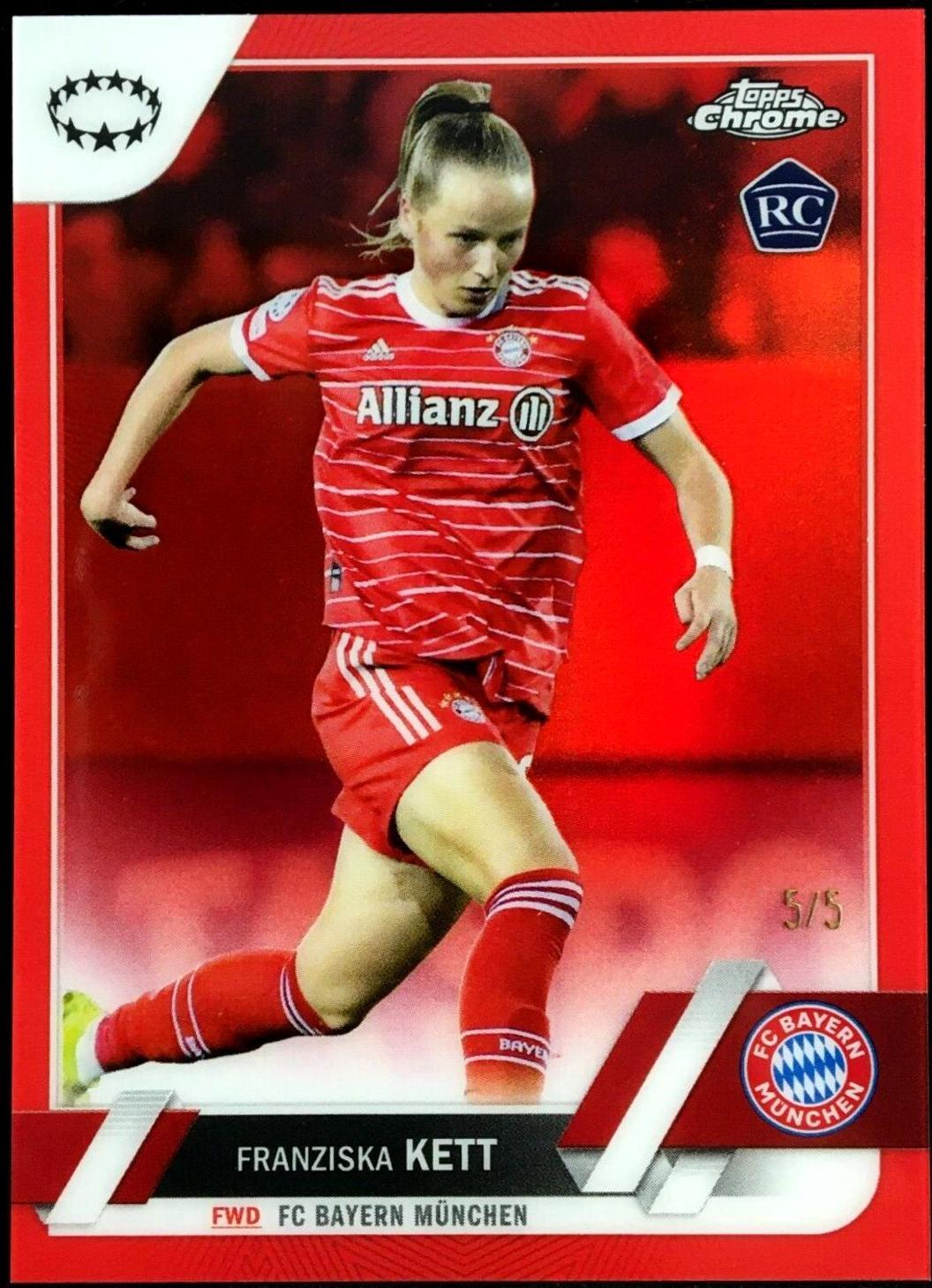 Franziska Kett - Chrome UEFA Women's Champions League #95