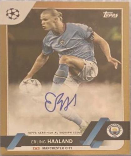 Erling Haaland - UEFA Club Competitions Autographs #A-EH