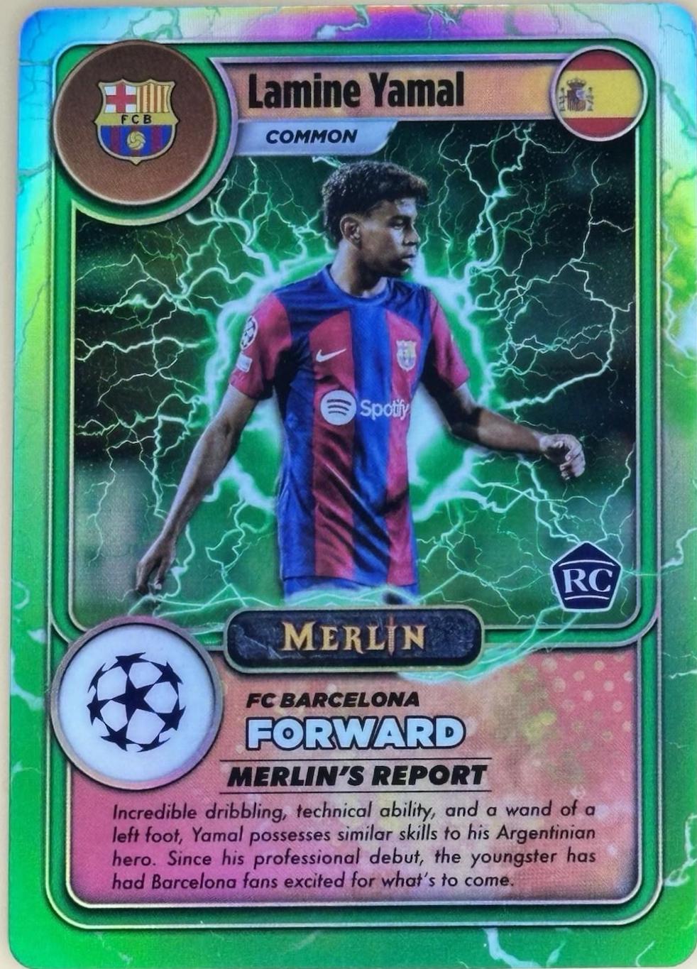 Lamine Yamal - Merlin UEFA Merlin's Gamers #MG-10