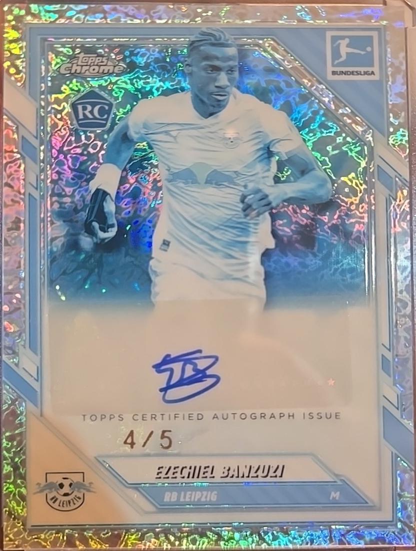 Ezechiel Banzuzi - Chrome Bundesliga Autograph #BA-EBA