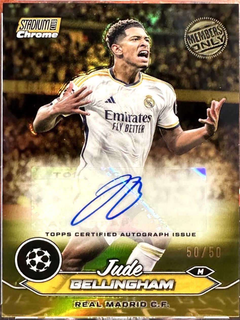 Jude Bellingham - Stadium Club Chrome UEFA Autograph #CA-JB