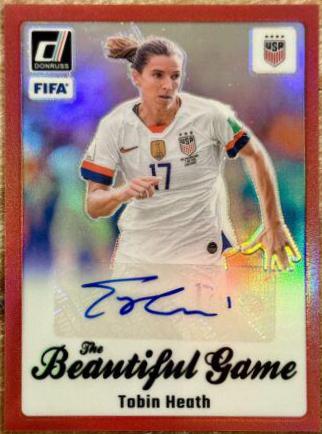 Tobin Heath - Donruss Beautiful Game Autograph #BG-TH