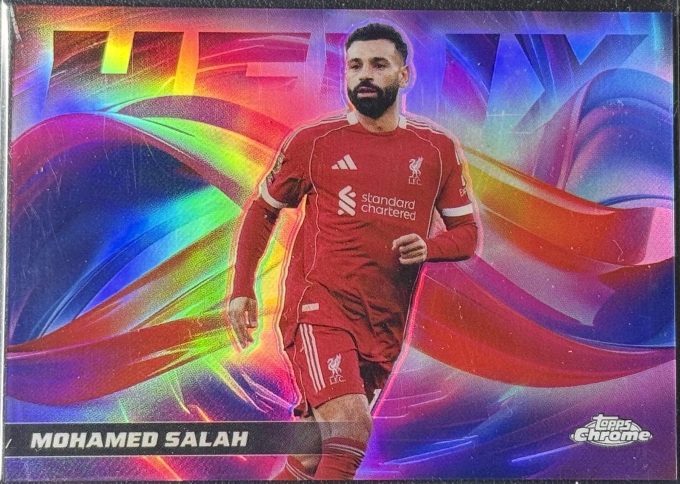 Mohamed Salah - Chrome Premier League Helix #HX-1