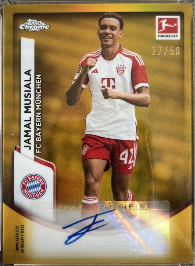 Jamal Musiala - Chrome Bundesliga Autograph #BCA-JM