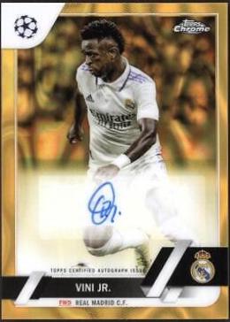 Vini Jr. - Chrome UEFA Club Competitions Autographs #CA-V