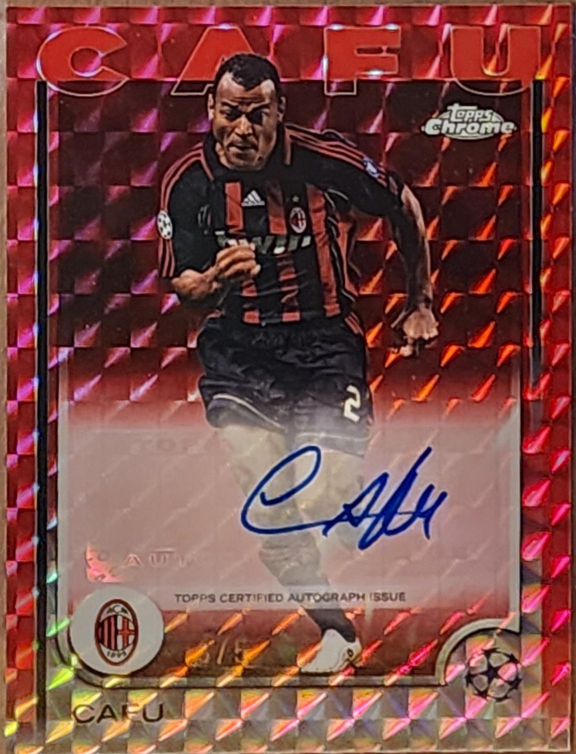 Cafu - Chrome UEFA Autograph #CA-CU