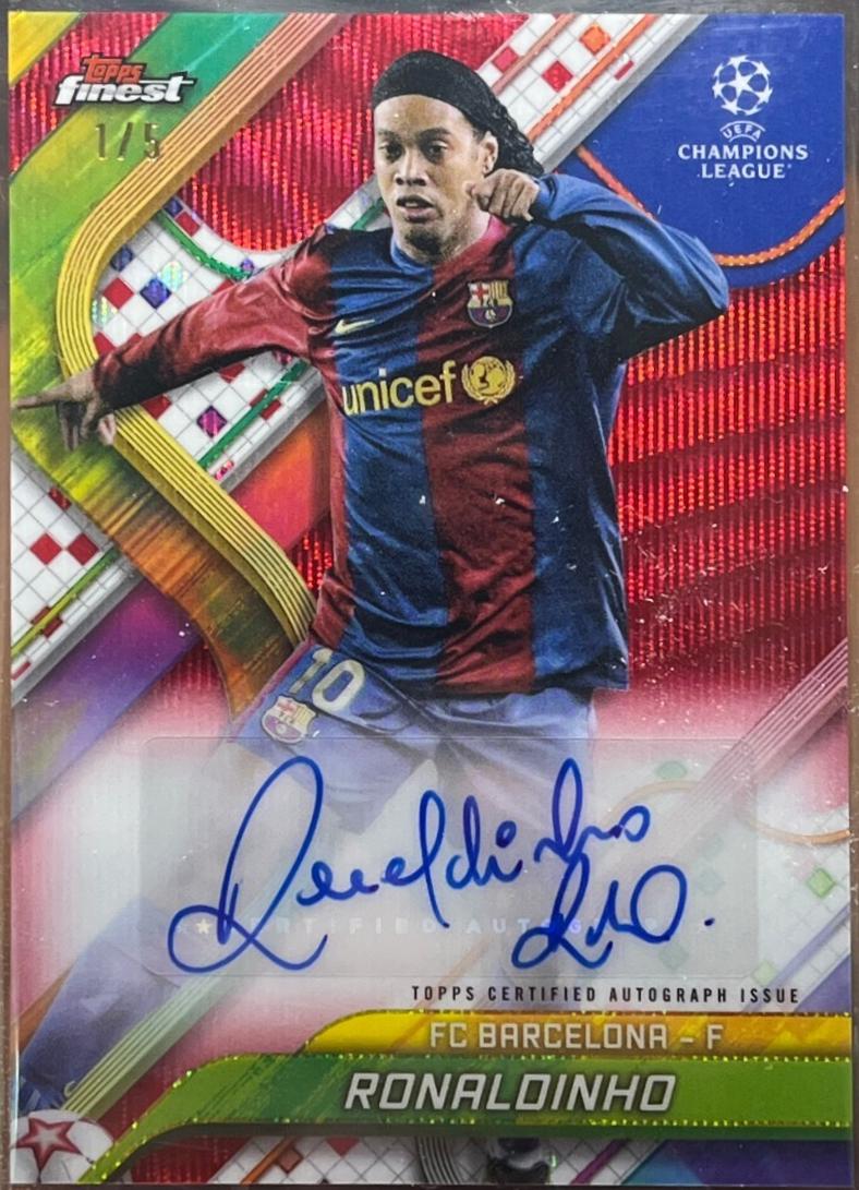 Ronaldinho - Finest UEFA Autograph #BA-RO