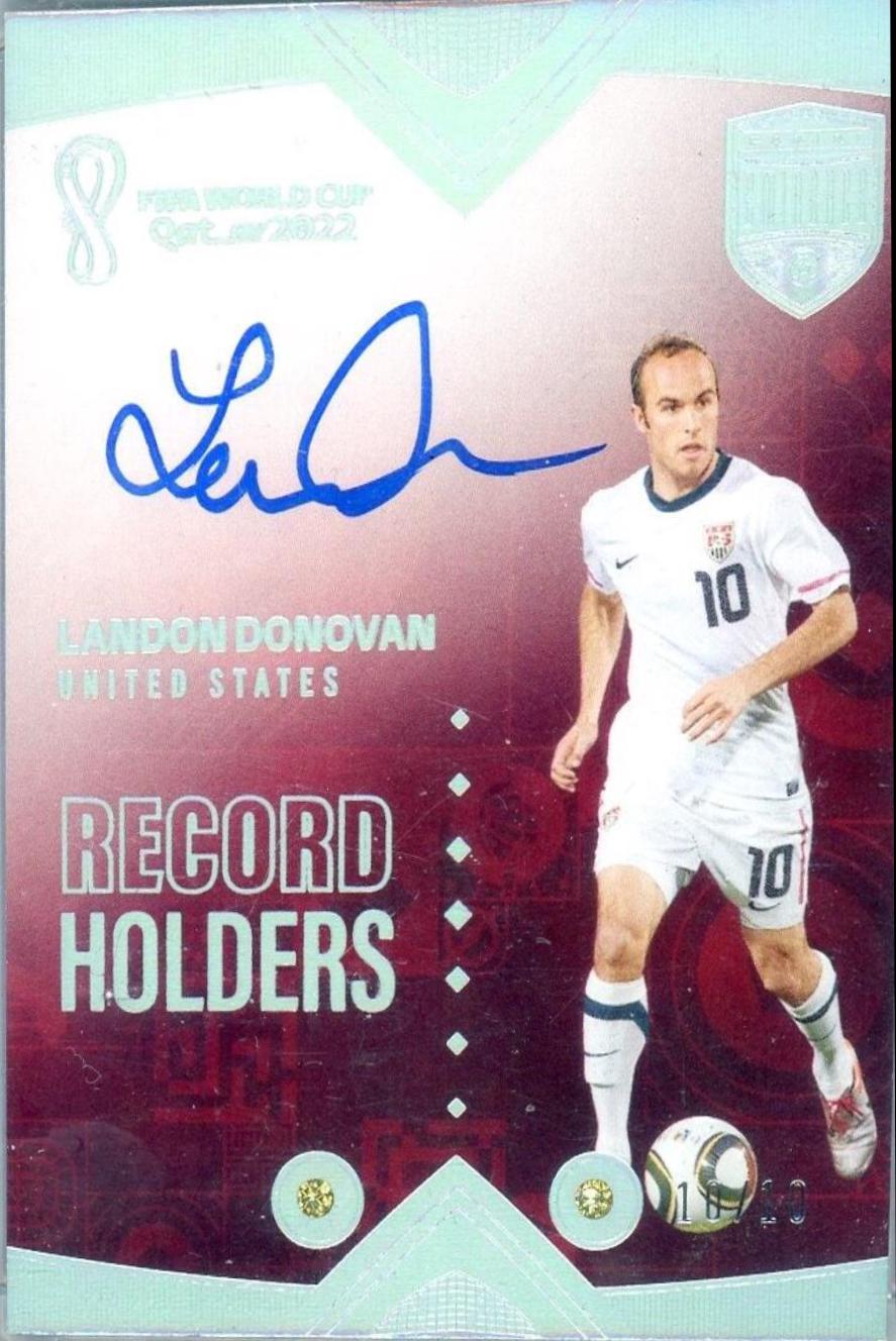 Landon Donovan - Eminence FIFA World Cup Record Holders Autographs #RH-LDO