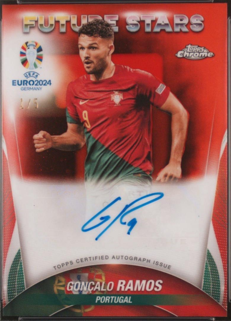 Goncalo Ramos - Chrome UEFA Euro Future Stars Autograph #FSA-GR