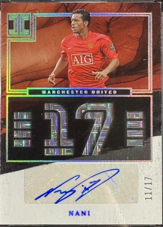 Nani - Impeccable Premier League Jersey Number Autographs #JN-N