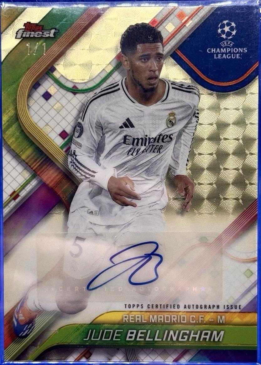 Jude Bellingham - Finest UEFA Autograph #BA-JU