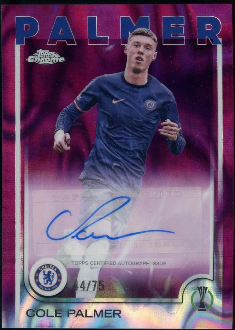 Cole Palmer - Chrome UEFA Autograph #CA-CP