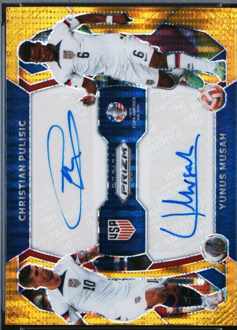 Christian Pulisic / Yunus Musah - Prizm Copa America Dual Signatures #DS-CY