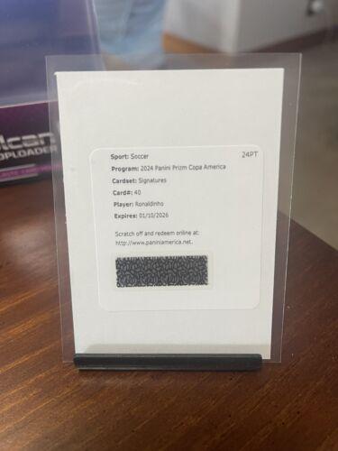 Ronaldinho - Prizm Copa America Signature #S-RON