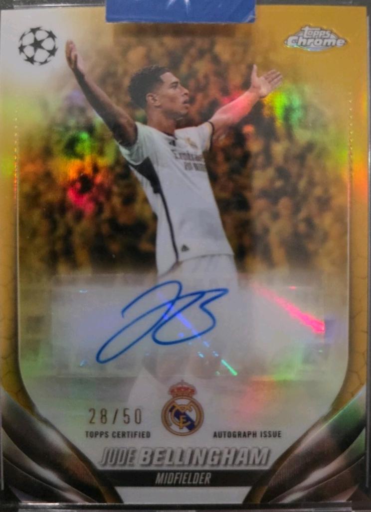 Jude Bellingham - Chrome UEFA Autograph #CA-JB