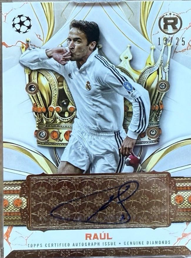 Raul - Reverence UEFA Crowned Legend Autograph #CLA-RL