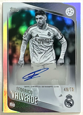 Federico Valverde - UEFA Autograph #BA-FV