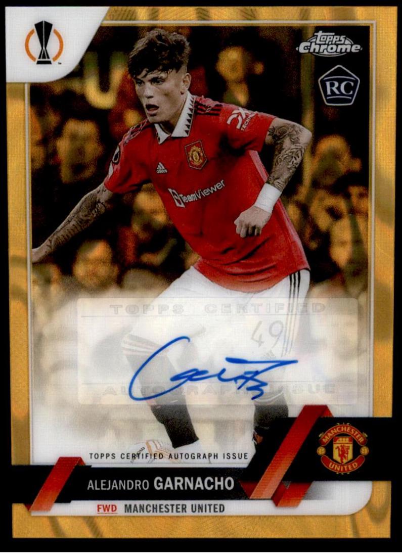 Alejandro Garnacho - Chrome UEFA Club Competitions Autographs #CA-AG