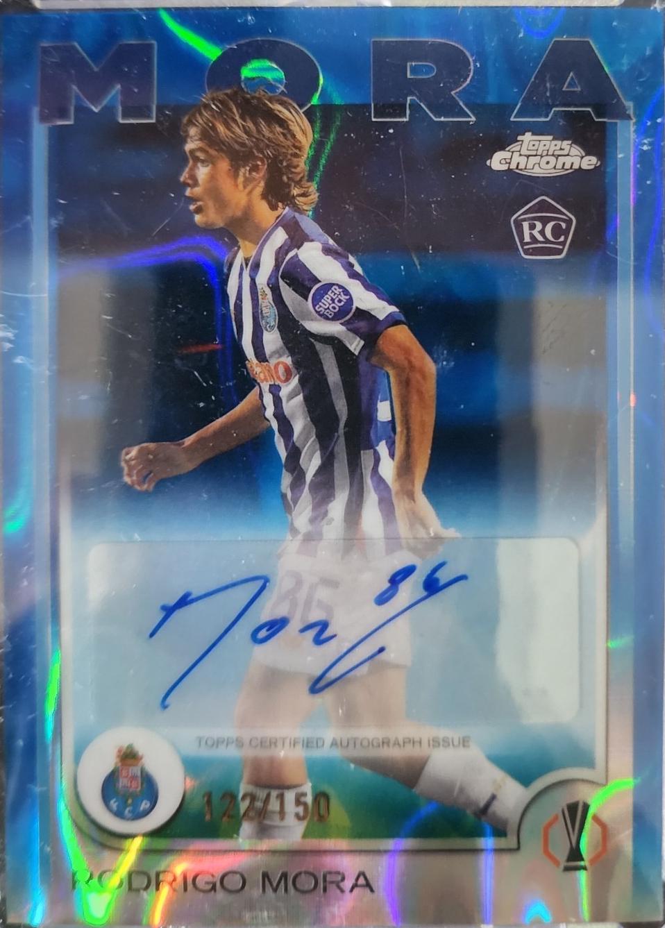 Rodrigo Mora - Chrome UEFA Autograph #CA-MR