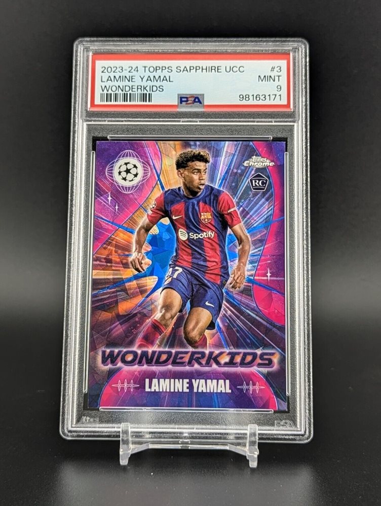 Lamine Yamal - Chrome Sapphire UEFA Club Wonderkids #WK-3