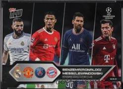 Karim Benzema, Cristiano Ronaldo, Lionel Messi, Robert Lewandowski - Now UEFA Champions League #136