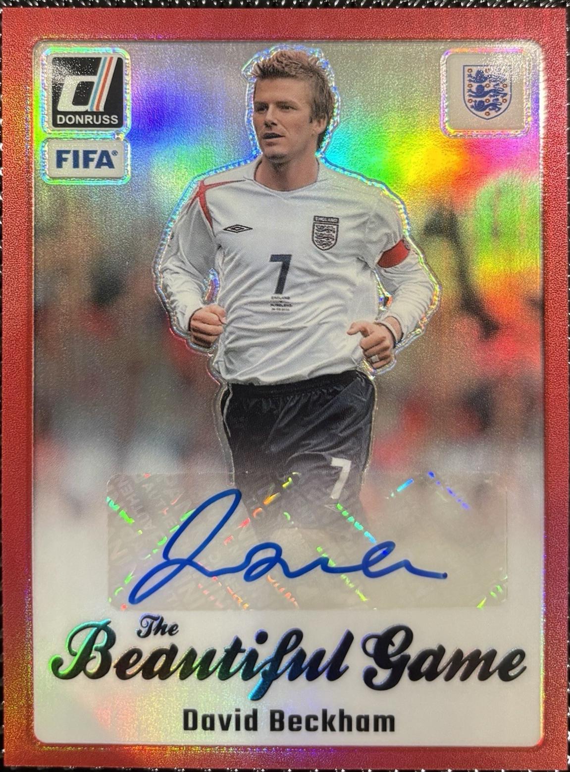 David Beckham - Donruss Beautiful Game Autograph #BG-DB