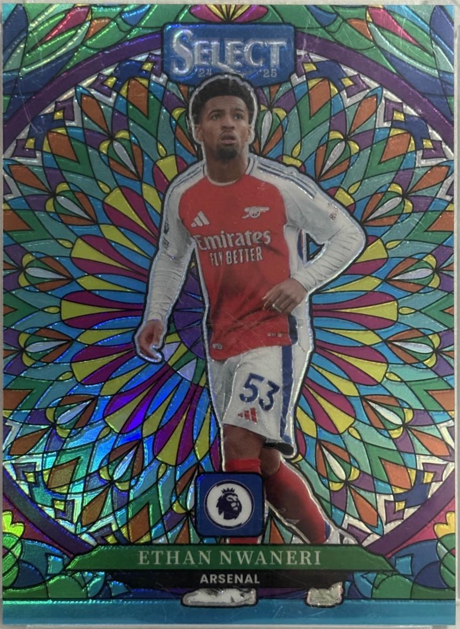 Ethan Nwaneri - Select Premier League Stained Glass #17