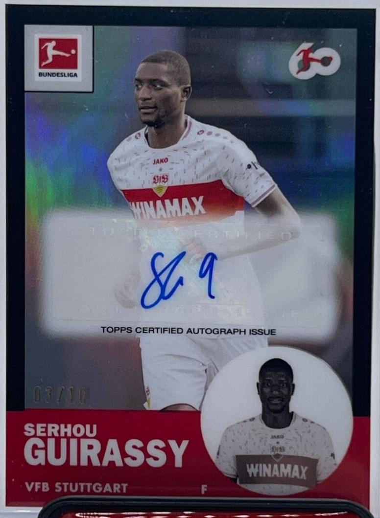 Serhou Guirassy - Chrome Bundesliga 1963 Autograph #TANA-SG