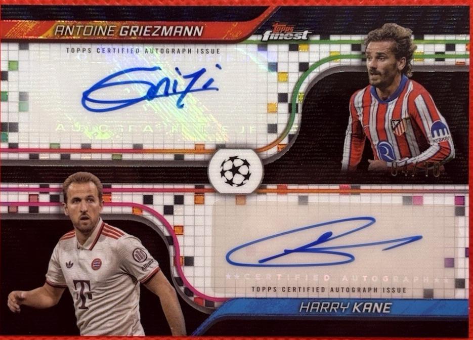 Harry Kane / Antoine Griezmann - Finest UEFA Dual Autograph #FDA-GK