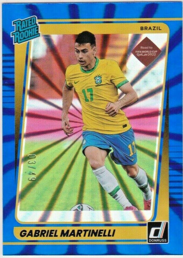 Gabriel Martinelli - Donruss Road to Qatar #182