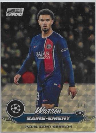Warren Zaire-Emery - Stadium Club Chrome UEFA #33