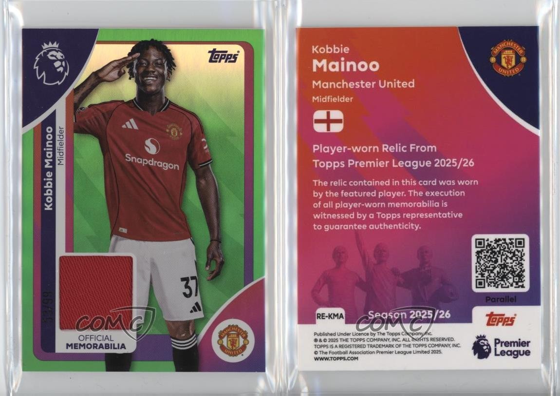 Kobbie Mainoo - Premier League Relic #RE-KMA