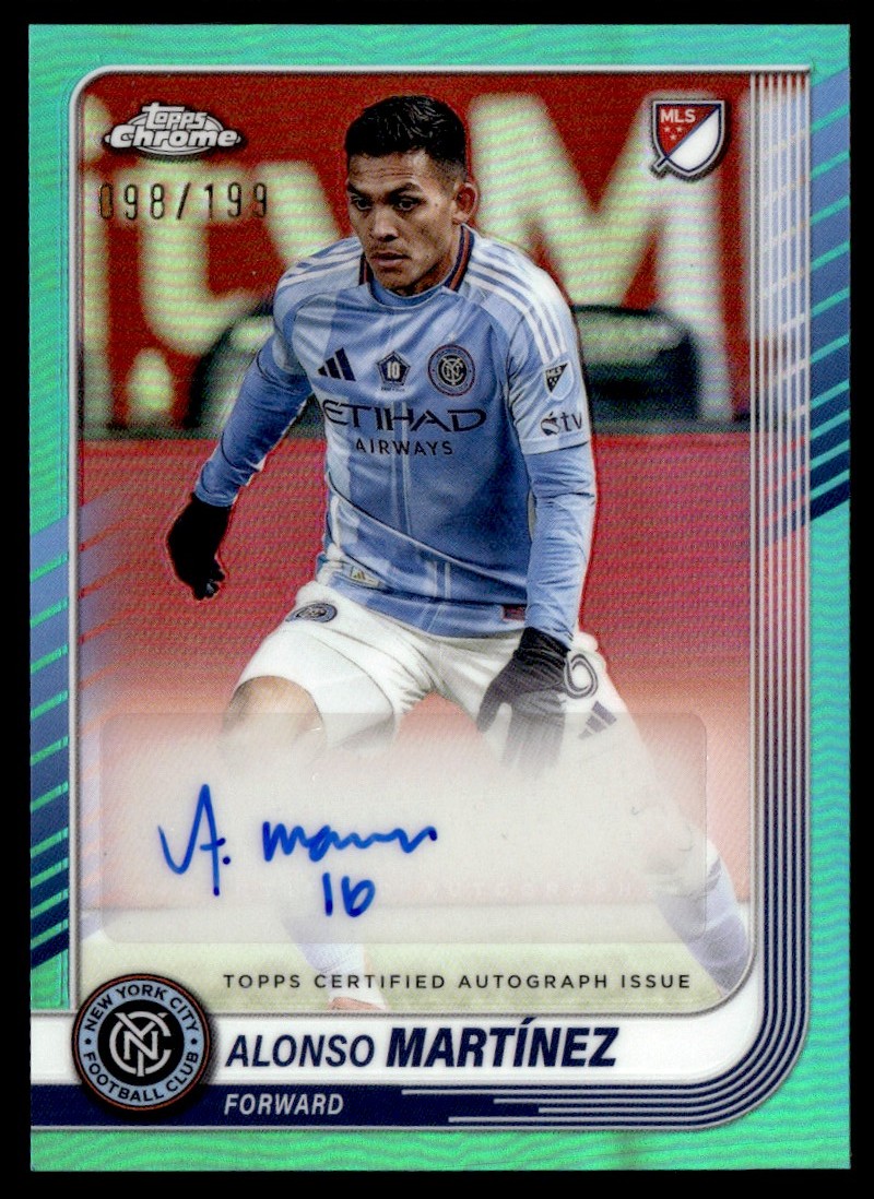 Alonso Martinez - Chrome MLS Autograph #CA-MZ