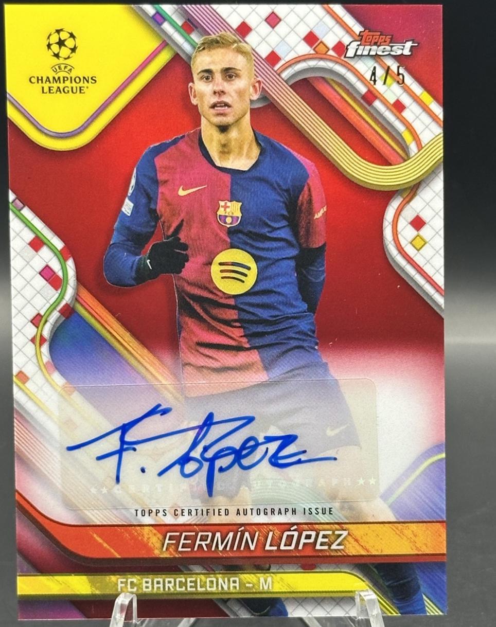 Fermin Lopez - Finest UEFA Autograph #BA-LZ