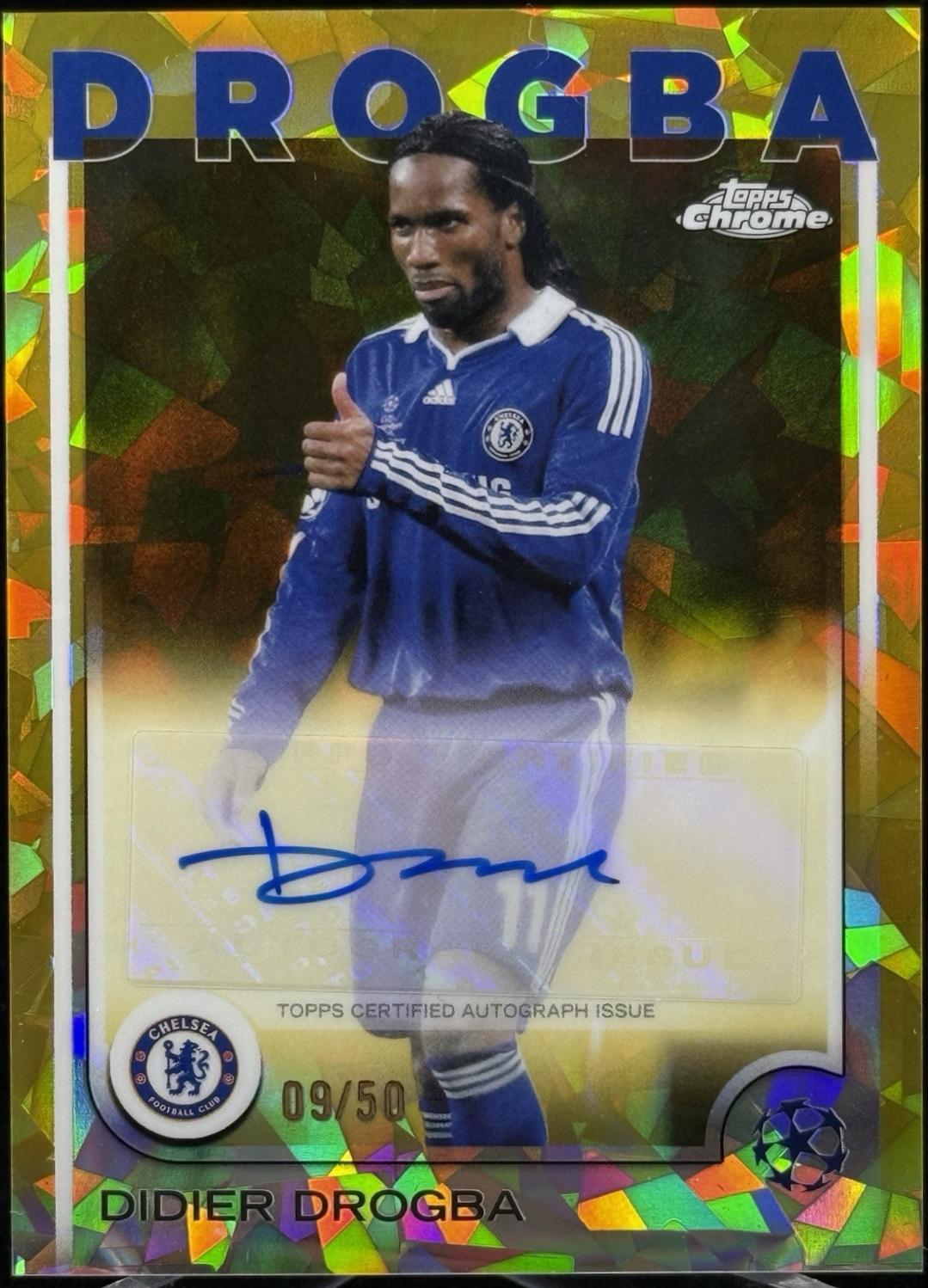 Didier Drogba - Chrome UEFA Autograph #CA-DD