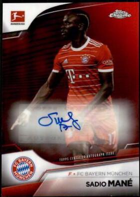 Sadio Mane - Chrome Bundesliga Autographs #BCA-SM