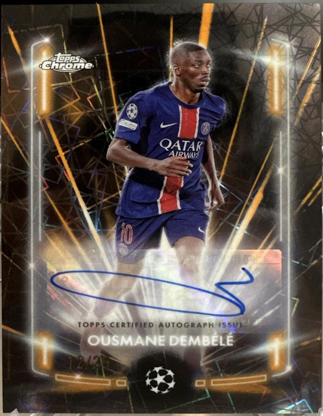 Ousmane Dembele - UEFA Autograph #BA-OD