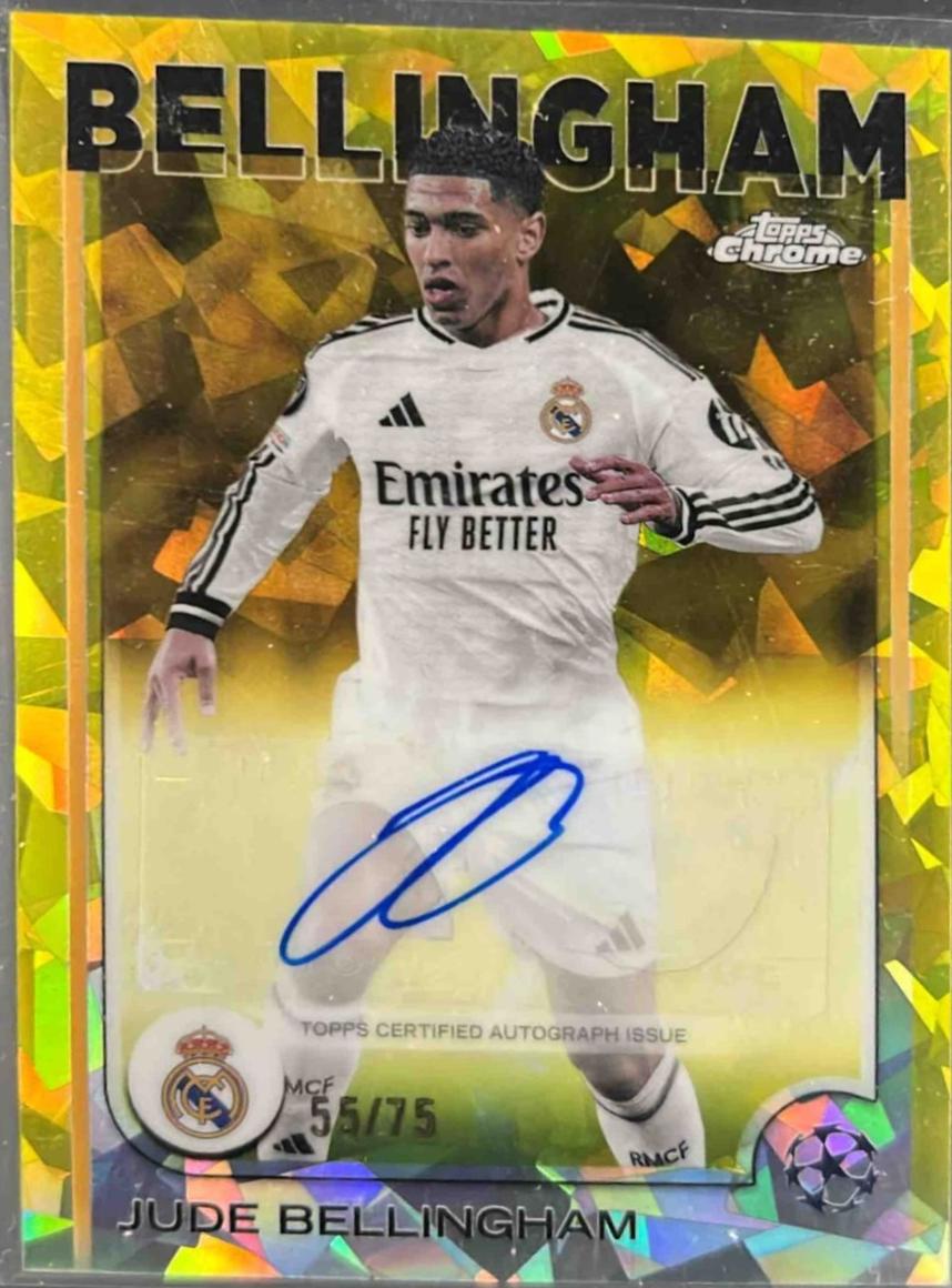Jude Bellingham - Chrome UEFA Autograph #CA-JB