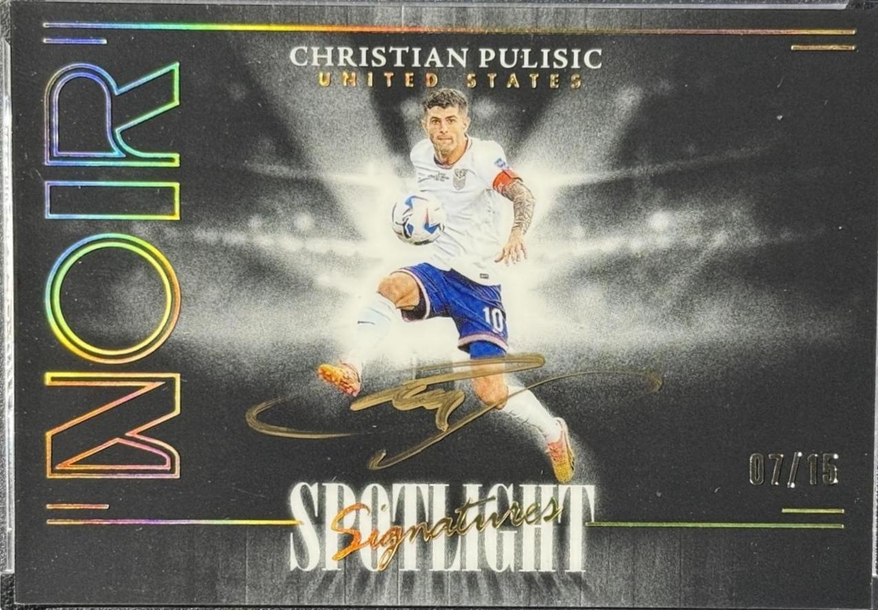 Christian Pulisic - Noir Spotlight Signatures Horizontal #29