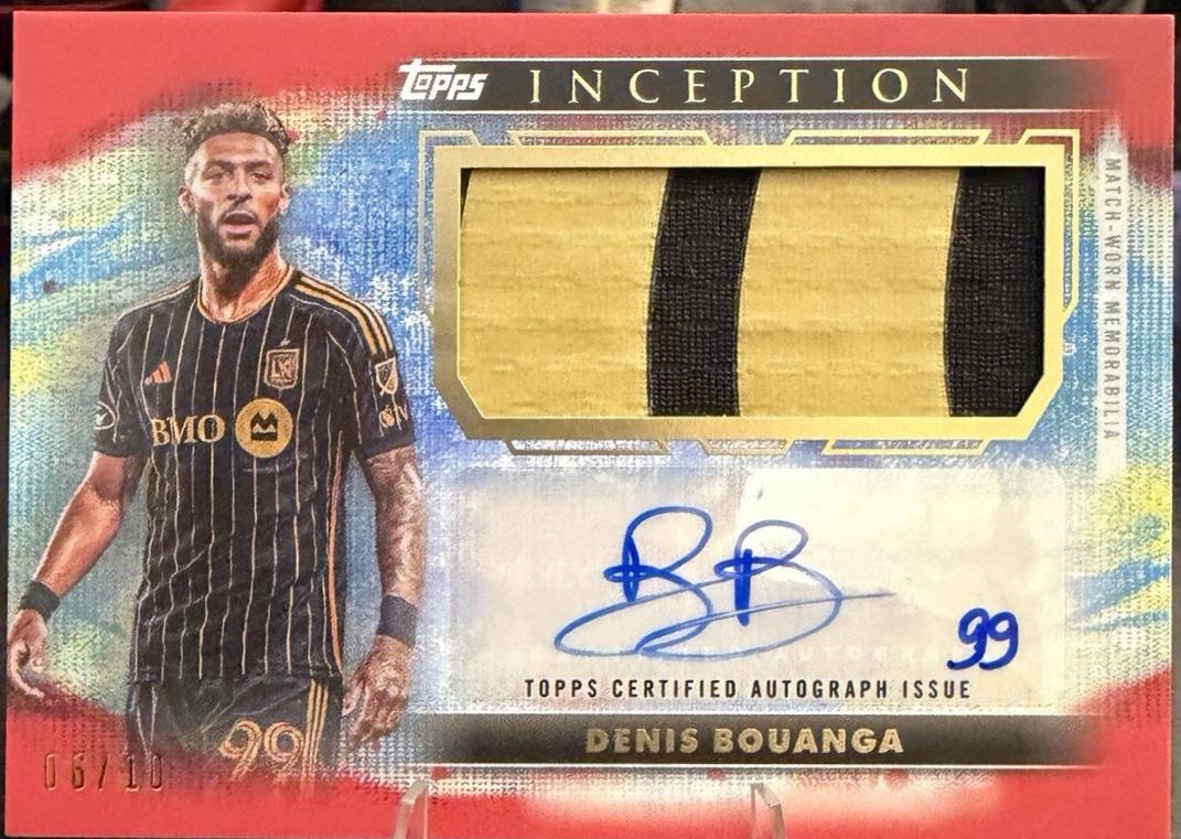 Denis Bouanga - Inception MLS Autograph Jumbo Relic #AJR-DB