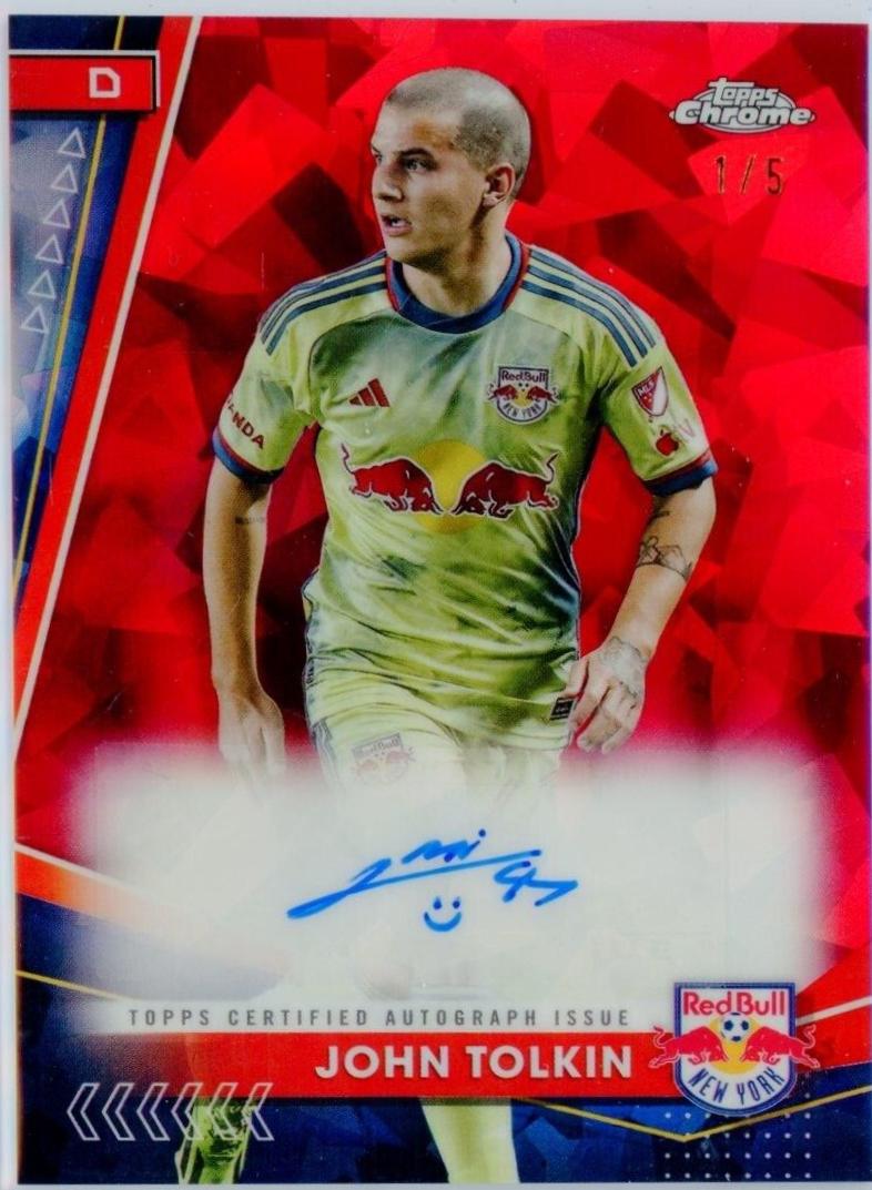 John Tolkin - Chrome Sapphire MLS Autograph #SA-JT
